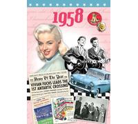 55th Emerald Wedding Anniversary Gift - 1958 DVD Film and 1958 Greeting Card