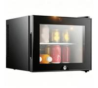 55w Compact Upright Freezer Glass Door,Single Lock MiniTable Top Fridge 20L