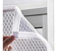 55x145cm,Window Insulation Film Kit, Window Cold Protection Film, Clear Insulating Foil for Thermal Insulation of Window, Draught Excluder, Wind Proof Thickening Wrap for Keep Warm in Winter