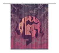 56.30x70.87Inch（143x180cm）Opaque Privacy Curtain, Use Alone Or with Clear Shower Curtain - Weighted Hem, Water-Resistant - Shower Curtain Liner, Bathroom Curtains, Bathroom CurtainAncient Chinese Wind