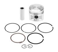 56.5mm/2.2in Bore Piston Rings Assembly Piston Assembly Kit-125cc Engine Piston Kit, Motorcycle Piston Assembly for CG 125cc ATV Dirt Bike Go Kart