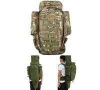 56-70L Tactical Backpack Nylon for Men,Tactical Duffle Bag,Airsoft Gun Bag,Soft Rifle Cases,Fishing Rod Bag,Cartridge Bag,Outdoor Hiking Camping Hunting Fishing Backpack Waterproof Gun Bag B