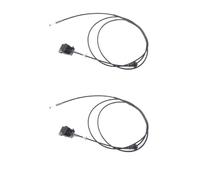 56-720 Hood Release With Handle Compatible With Select 3 Series Vehicles 2014-2018 Model Years(2 pcs)
