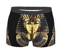56 Boxer Shorts King Pharaoh Tutankhamun Egypt Tut Egyptian Mens Boxer Comfortable Men'S Boxer Breathable Boxer Briefs For Sports Suitable Daily M
