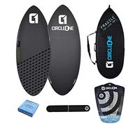 56" Carbon Fibre Skimboard Package in Colbalt Grey - Includes Bag, Wax, Tailpad & Archbar