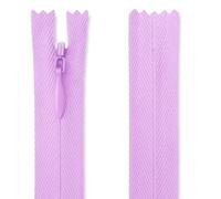 56 cm / 22 Inch Lilac Invisible Zip - Nylon Closed-End Concealed Zipper for Dressmaking, Skirts, Cushions, Bridal & Alterations - Giddy Square