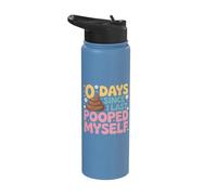 56 Days Since I Last Pooped Myself Meme Stainless Steel Insulated Water Bottle