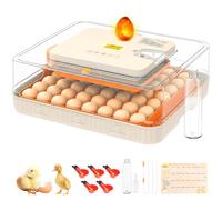 56 Egg Incubator for Hatching Eggs, Egg Incubators with Automatic Egg Turning, Temperature and Humidity Control, Egg Candler, Automatic Water Bottle Refill, Incubator for Chicken, Ducks, Goose
