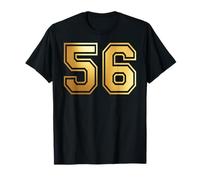 56 Number Fifty-Six Team Sports Graphic Varsity Matching T-Shirt