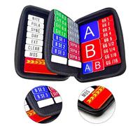 56 Pcs Camera Filter Identification Labels Set, Gray Lens Filter Markers and Photography Filter Stickers for Filter Organization System, Acrylic Fiber Camera Ac