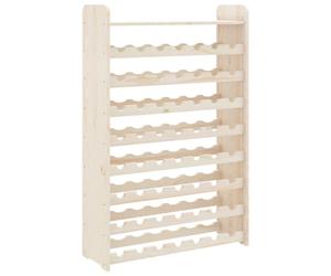 (56 piece) vidaXL Wine Rack with Top Board Wine Shelf Wine Bottle Holder Solid Wood Pine