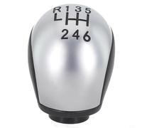 56 Speed Car Gear Shift Knob Shifter for C5 2001 2008 and For 407 RCZ Crafted with ABS Plastic and Leather for Precise Fit and Improved Vehicle Handling (6 Speed)