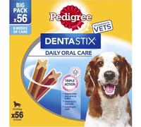 Pedigree Dentastix Medium Dog 10-25kg 56pk