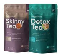 56 Teabags - Teatox Bundle - Detox Tea & Skinny Tea Combo - Morning & Evening Cleansing Teas