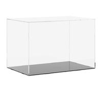 vidaXL Transparent Display Case - Acrylic glass Acrylic Box for Collectibles, Models, Souvenirs - Dustproof Design with Clear Visibility - Easy Assembly - Dimensions 56x36x37 cm