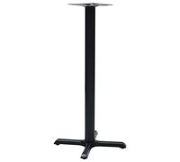 Bistro Table Leg Black 56x56x107 cm Sturdy Cast Iron for Industrial Style Decor