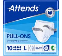 56 x Attends Pull Ons 10 | Large | Adult Incontinence Pants | 4 Packs of 14