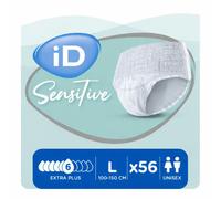 56 x iD Sensitive Extra Plus Large Adult Incontinence Pants | 4 Packs of 14