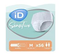 56 x iD Senstitive Normal | Medium | Adult Incontinence Pants | 4 Packs of 14