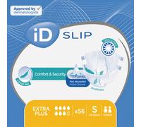 56 x iD Slip Extra Plus Small Adult Unisex Incontinence Slips | 4 Packs of 14