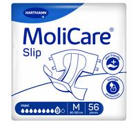 56 x MoliCare Slip Maxi with waterproof PE backing | Medium | 4 Packs of 14