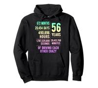 56 Years Married Funny 56th Wedding Anniversary Pullover Hoodie