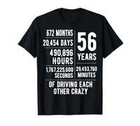 56 Years Married Funny 56th Wedding Anniversary T-Shirt