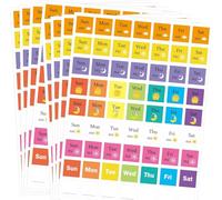 560 Pcs Medicine Stickers Medication Instruction Labels - Morning Noon Evening Bedtime Medicine Reminder Sticker 0.78 Inch AM NOON PM forPill Case Planners