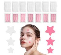 560 PCS Starface Pimple Patches, Hydrocolloid Acne Patches with Salicylic Acid & Tea Tree Oil, Clear & Pink Star Pimple Patches for Face Cute Zit Stickers for Blemish Treatment, Overnight Acne Relief