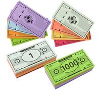 560-Piece Play Money for Board Games, 8 Denominations, Pretend Play Cashier | Perfect for board games, classroom rewards, pretend play, and hands-on financial learning activities