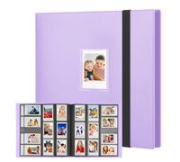 560 Pockets Photo Album for Fujifilm Instax Mini Camera, Polaroid Camera, for Fujifilm Instax Mini 11 12 9 40 Evo Liplay 8 7+ Instant Camera, Photo Album for Polaroid Kodak HP Zink 2x3" Photo (Purple)