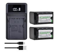 5600mAh VW-VBD58 Batteries Charger，Compatible For Panasonic，for AG-VBR59,BGH1,HC-X1,HC-X1500,HC-X2000,AG-CX10,AG-CX350,AG-UX180,AG-AC30