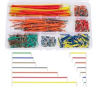 560pcs Breadboard Jumper Wires Kit Jumper Cable Wires Solderless Flexible 14 Assorted Length DIY Accessories with Storage Box
