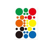 560PCS Colored Dot Stickers Multi-Size Round Circle Color Coding Labels Dots Label Stickers for Office Classroom Family Shop
