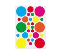 560PCS Colored Dot Stickers Multi-Size Round Circle Color Coding Labels Dots Label Stickers for Office Classroom Family Shop