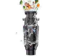 560W Food Waste Disposer, 3500RPM Garbage Disposal Unit for Sink | 3-Stage Grinding System, 45dB Quiet Kitchen Waste Disposer, 1000ml Capacity & Air Switch