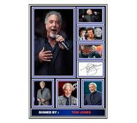 (562) Tom Jones Music Legend Signed A4 Photograph (21 X 297 CM) Art Work Wall Art Display Great Gift Idea (REPRINT) #####
