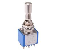 5644THA3V APEM On-On-On Locking 6.35mm Miniature Toggle Switch DPDT 4A 30VDC