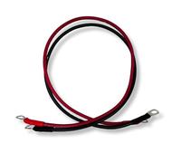 567 INDUSTRIAL TECHNOLOGY GROUP 567ITG 8 AWG 3 ft Battery Cable with 3/8" Lugs - Clean-Routing Power/Ground Cable - Car Audio Amps, RV/Boat Fuse Block, LED/Accessory Power, Home Energy Projects