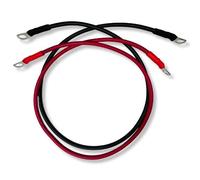 567ITG 8 AWG 4 ft Battery Cable with 3/8" Lugs - High-Current 12V/24V Accessory Lead - RV House Loads, Boat Electronics, Portable Fridge, Small Trolling Motor, Home Inverter