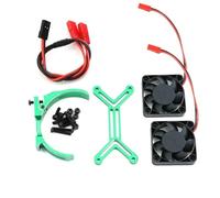 5687 56113 Motor Heat Sink Dual Cooling Fan Heatsink 56-58Mm for 1/5 for TRXS XMAXX XRT for Arr-ma for Kraton Upgrade Parts(grn)