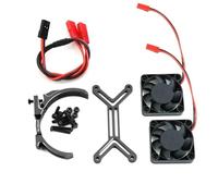 5687 56113 Motor Heat Sink Dual Cooling Fan Heatsink 56-58Mm for 1/5 for TRXS XMAXX XRT for Arr-ma for Kraton Upgrade Parts(Schwarz)