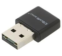 56986 Computer Card: WiFi Network USB A Male USB 2.0 Black QOLTEC