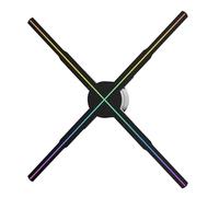 56cm 3D Fan Hologram Projector, Wifi Display Advertising Logo Light, Led Sign Holographic Lamp, Three-Dimensional Projectors For Halloween,Christmas