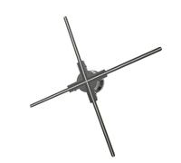 56CM 672LED Holographic 3D Projector Fan Upload Photos And Videos Via WIFI And PC Display Advertising Light