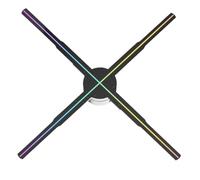 56cm Naked Eye 3D HD Fan Holographic Projector 678 LED Remote Advertising Display Support Picture Video