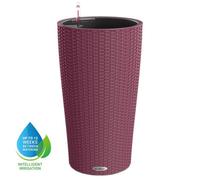 56Cm Tall Planter, Lilac Plastic Self-Watering Plant Pot With Water Level Indicator Lechuza Cilindro Cottage D32 H56 Cm