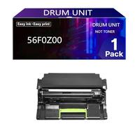 56F0Z00 Imaging Unit Replacement Compatible with Lexmark 56F0Z00 Drum Unit MS321dn MX321adw MX321adn MS421dn MS421dw MX421ade MS521dn MX521ade MX521de Laser Printer,Black-1 Pack