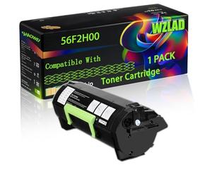 56F2H00 Compatible for Lexmark Toner Cartridge with Chip MX521ade MX521de MX522adhe MX622ade Printers (1 Pack Black)