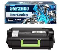 56F2H00 Toner Cartridge Compatible for Lexmark MX321adn MX321adw MX421ade MX521ade MX521de Printers, With Chip Large Capacity 15000 Pages (1 Pack Black)